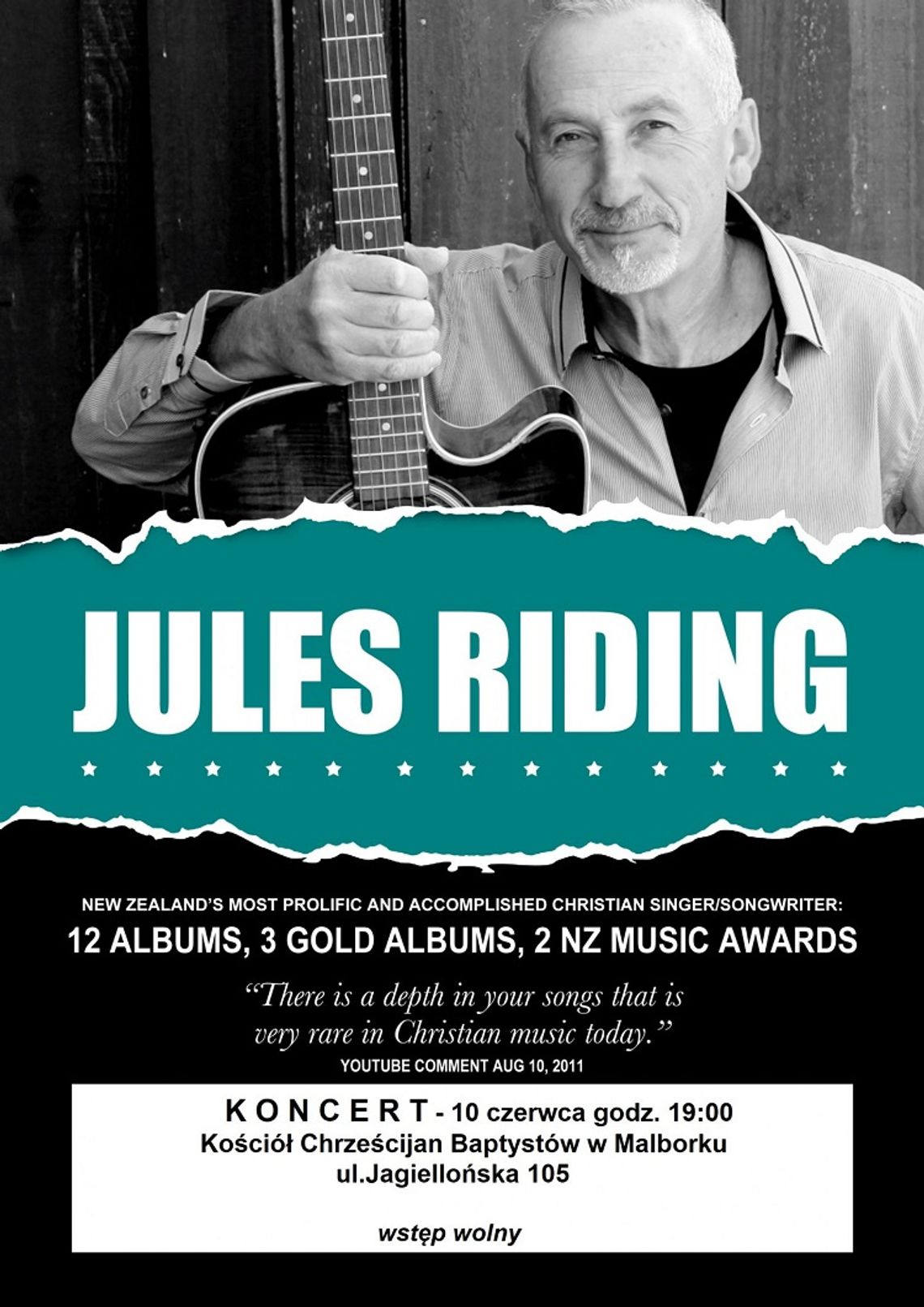 Jules Riding ponownie zagra w Malborku!