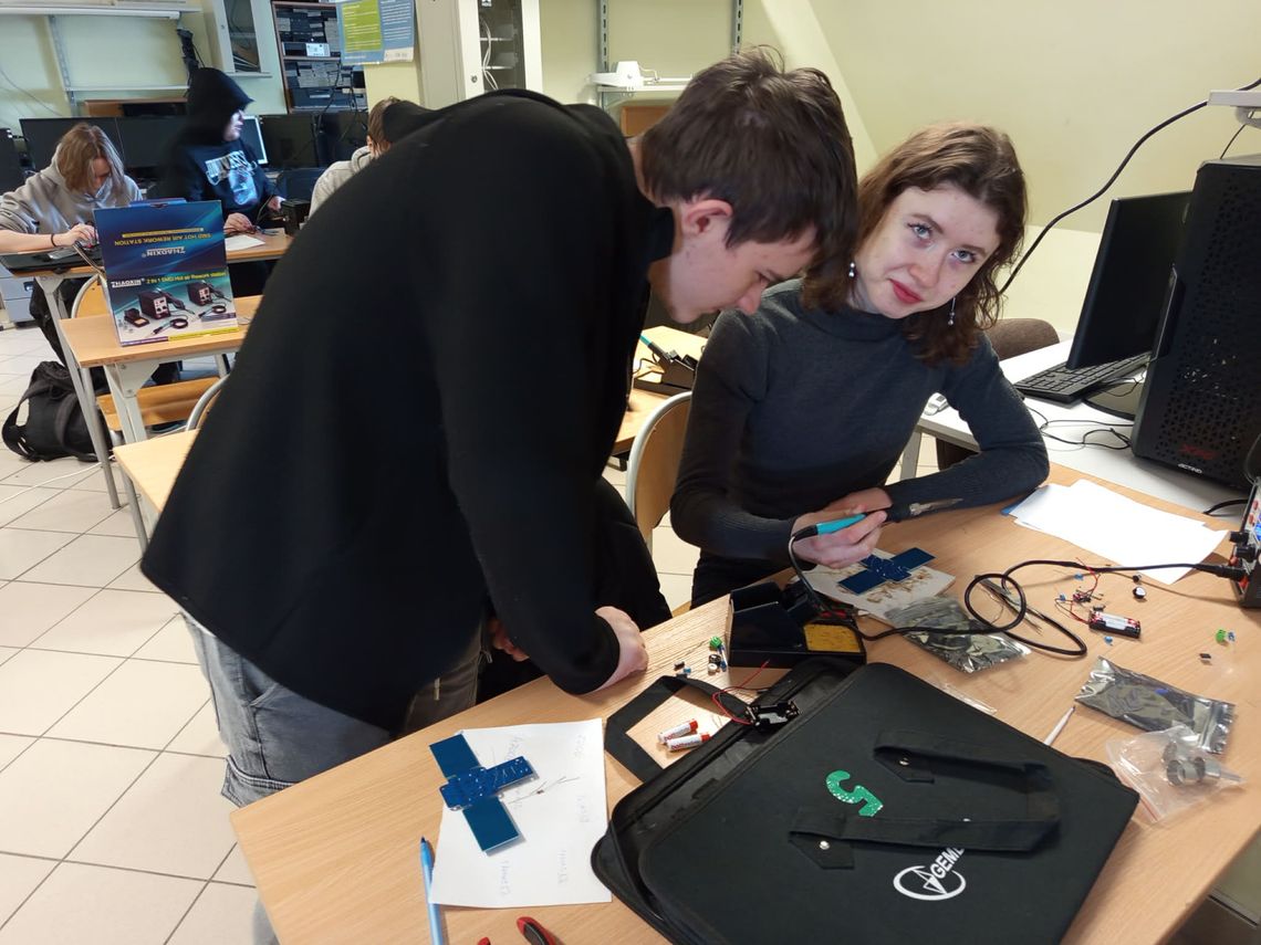 „Klucz do kosmosu …” w Technikum nr 3 w Malborku.