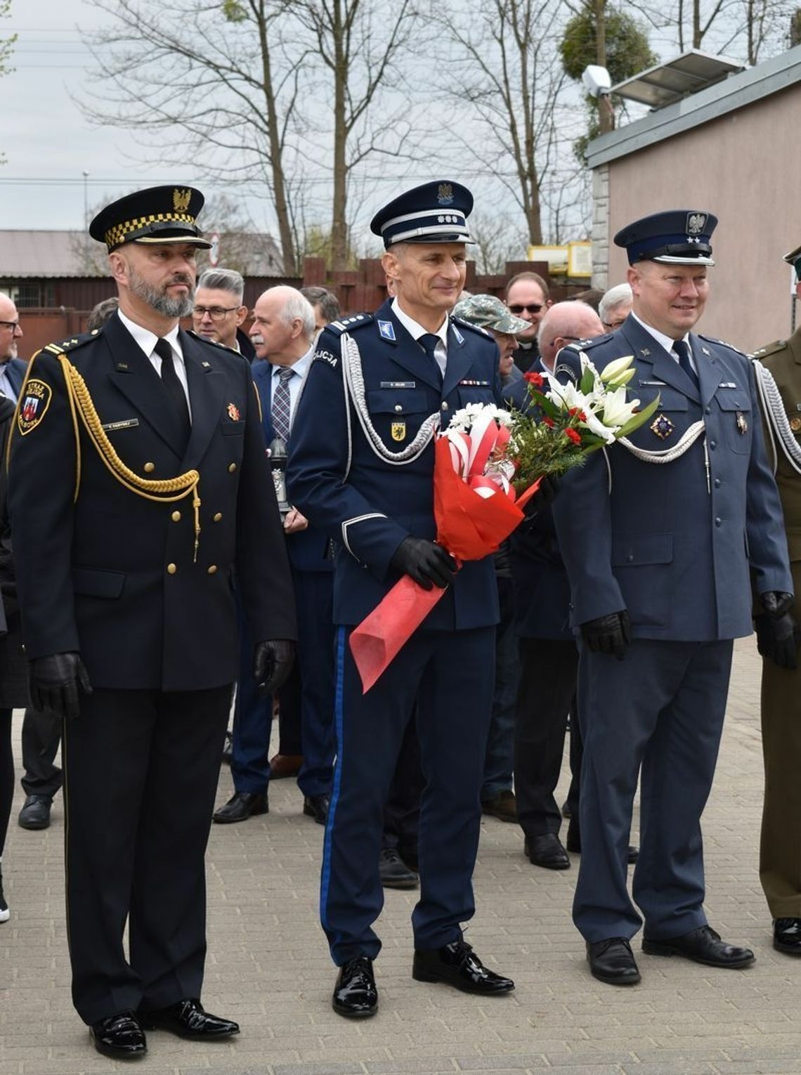 Komendant Powiatowy Policji w Malborku wziął udział w uroczystości upamiętniającej Ofiary Zbrodni Katyńskiej