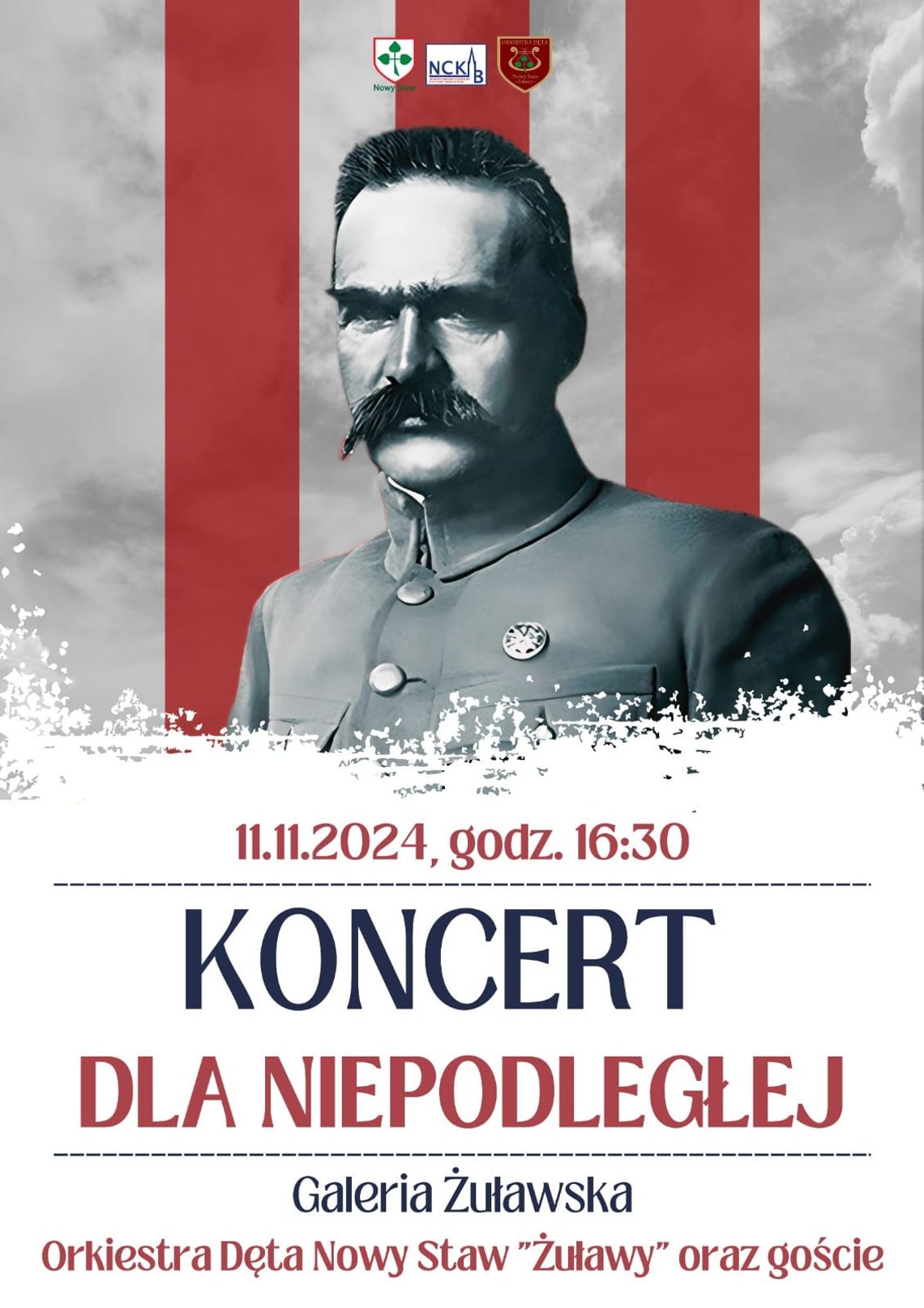 Koncert "Dla Niepodległej" w Nowym Stawie.