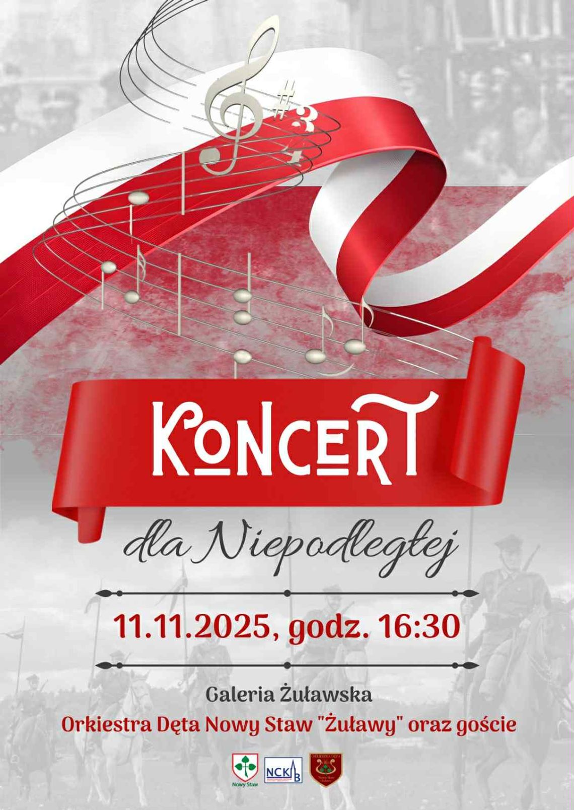 Koncert „Dla Niepodległej” w Nowym Stawie. Koncert „Dla Niepodległej” w Nowym Stawie.