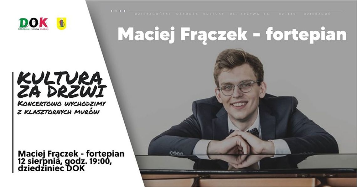 Koncert Macieja Frączka w Dzierzgoniu.