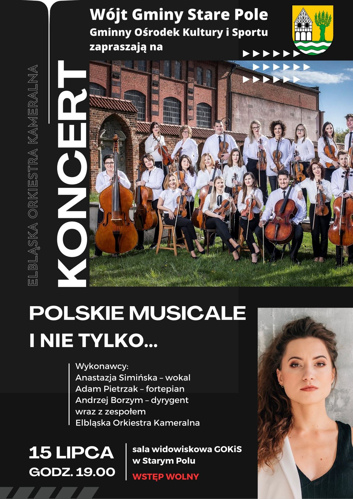 Koncert "POLSKIE MUSICALE I NIE TYLKO…" w Starym Polu.