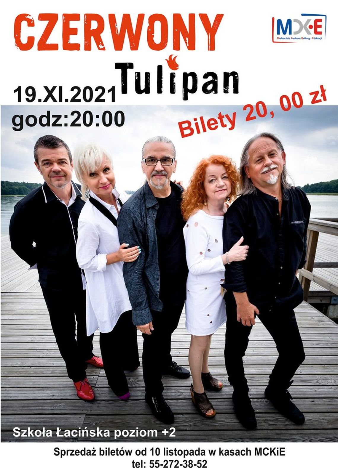 Koncert zespołu Czerwony Tulipan w Malborku.