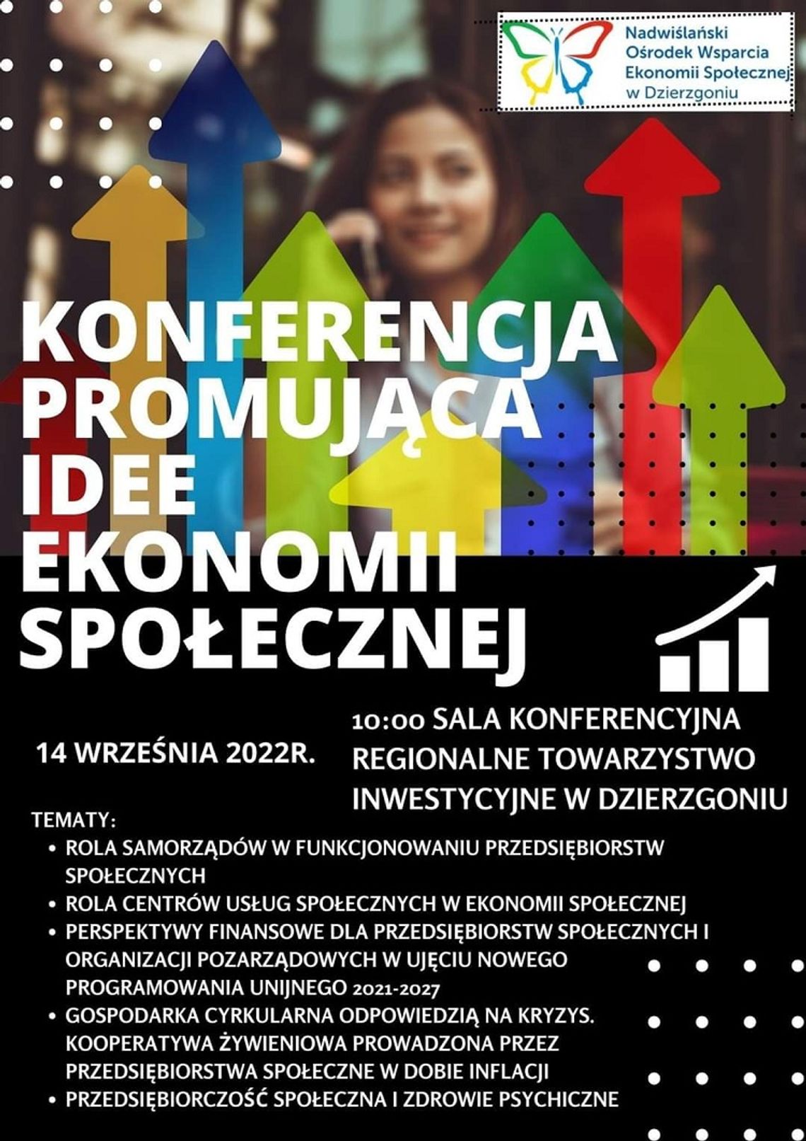 Konferencja promująca idee ekonomii społecznej w Dzierzgoniu.