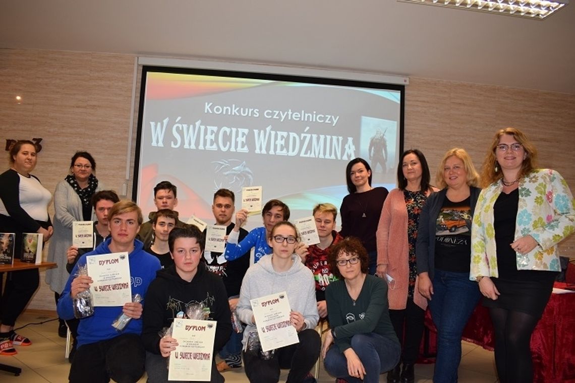 Konkurs czytelniczy „W świecie Wiedźmina” w malborskim ZSP nr 3.