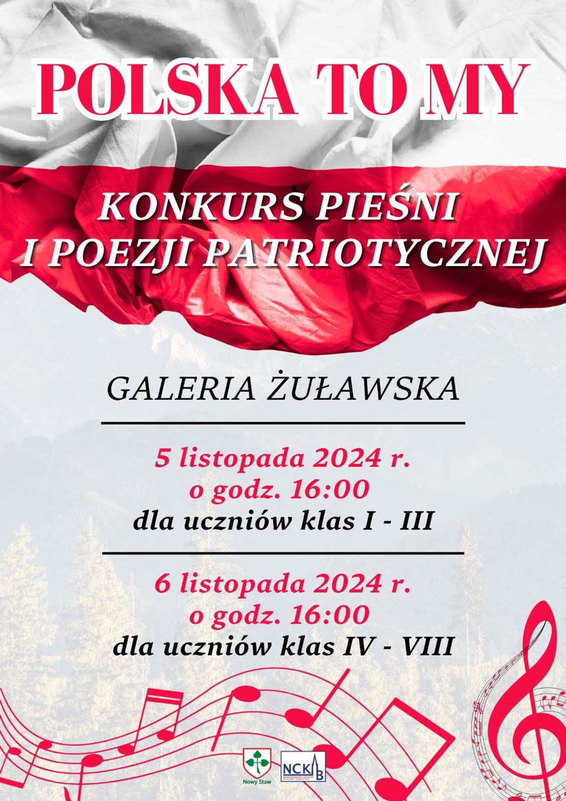 Konkurs Pieśni i Poezji Patriotycznej “Polska To My” w Nowym Stawie.