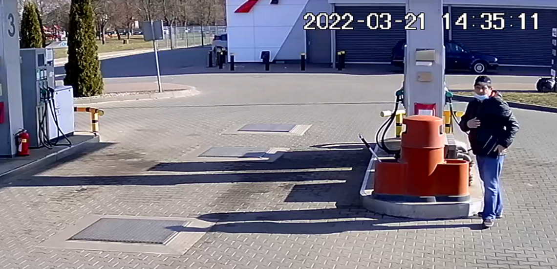 Kradzież z włamaniem do ciężarówki w Malborku Rozpoznajesz mężczyznę ? Skontaktuj się z policją.