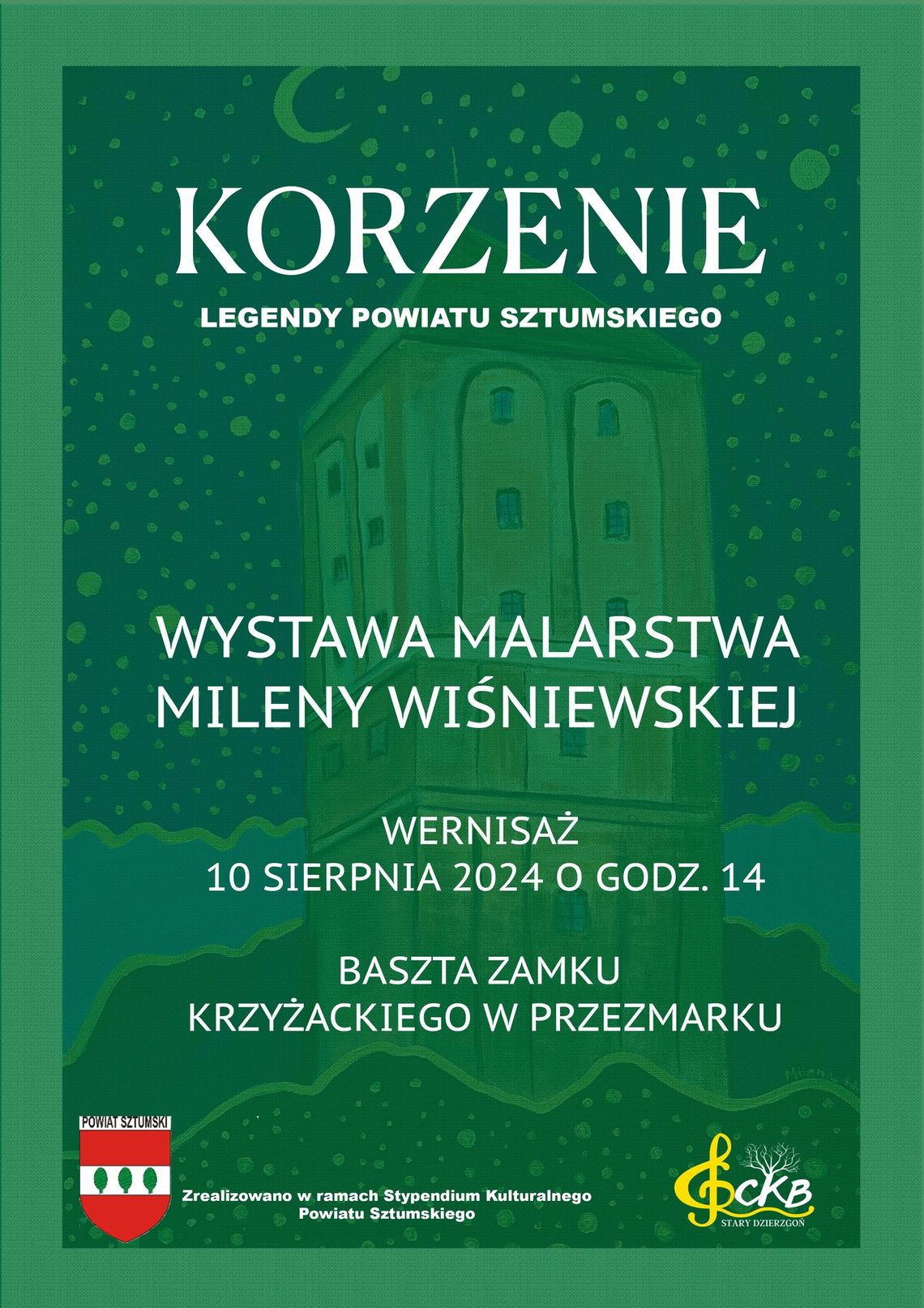 Legendy z powiatu sztumskiego inspiracją do obrazów. Wernisaż wystawy "Korzenie".