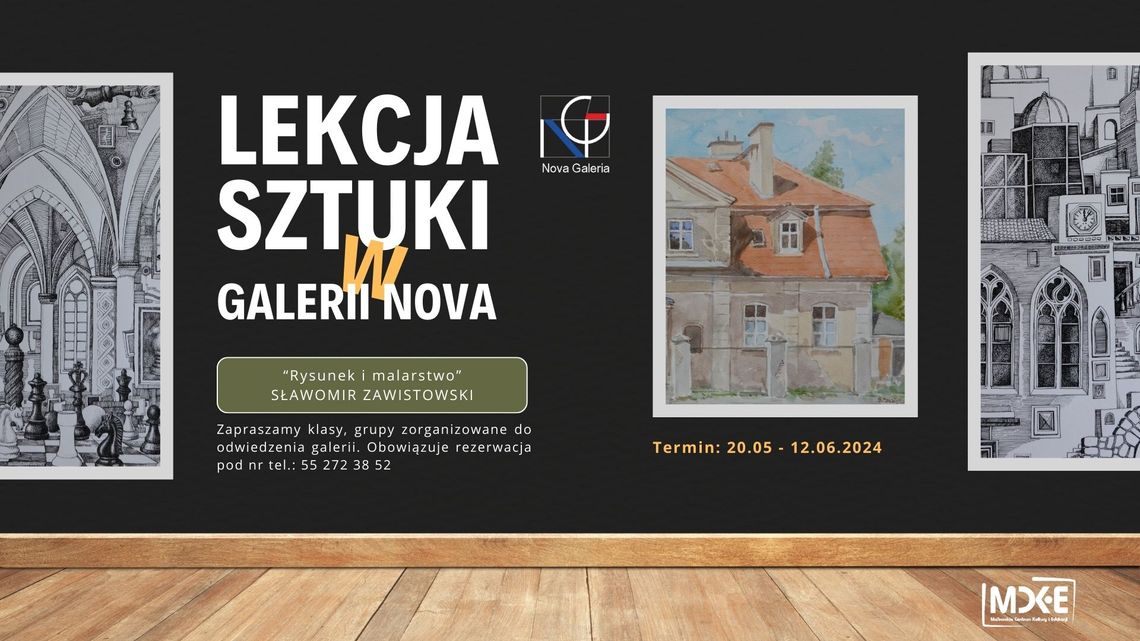 Lekcje Sztuki dla malborskich uczniów w Galerii Nova