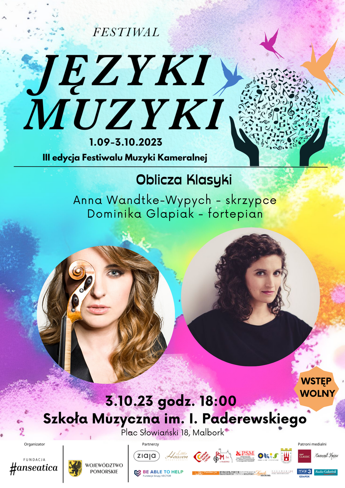 Malbork. Festiwal "Języki Muzyki"- Oblicza Klasyki w Państwowej Szkole Muzycznej.