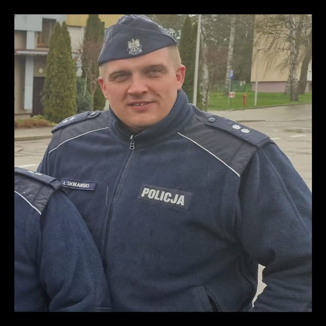 Malbork. Kolejny policjant pokazał, że pomaganie mamy we krwi.