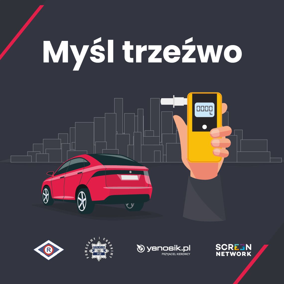 Malbork. Konsekwencje prowadzenia pojazdu pod wpływem alkoholu-policyjna akcja „Myśl trzeźwo”.