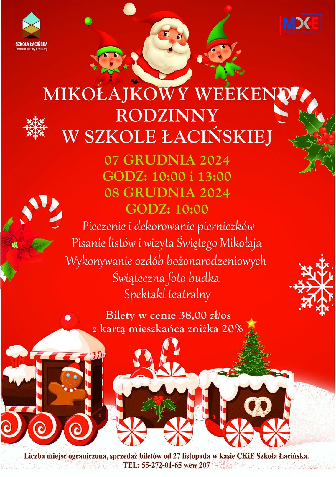 Malbork. "Mikołajkowy Weekend Rodzinny w Szkole Łacińskiej".