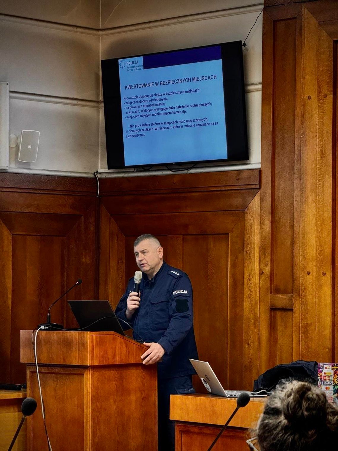 Malbork. Profilaktyk spotkał się z wolontariuszami WOŚP.