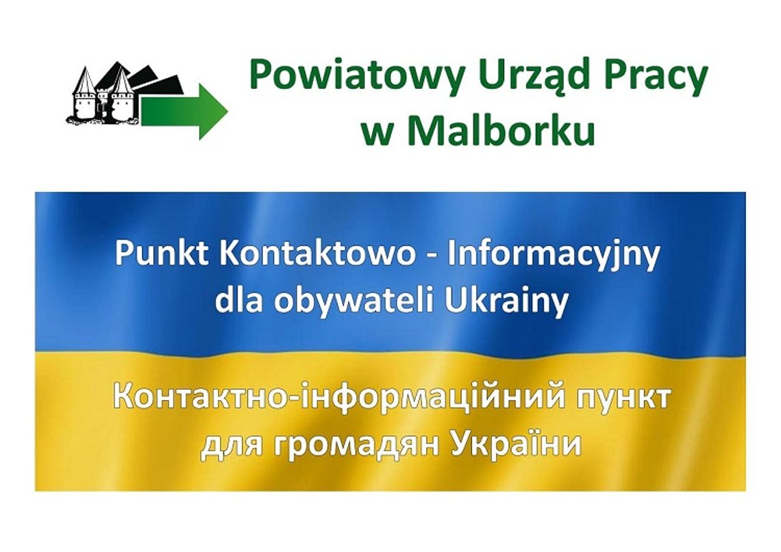 Malbork. Punkt Kontaktowo - Informacyjny dla uchodźców z Ukrainy.