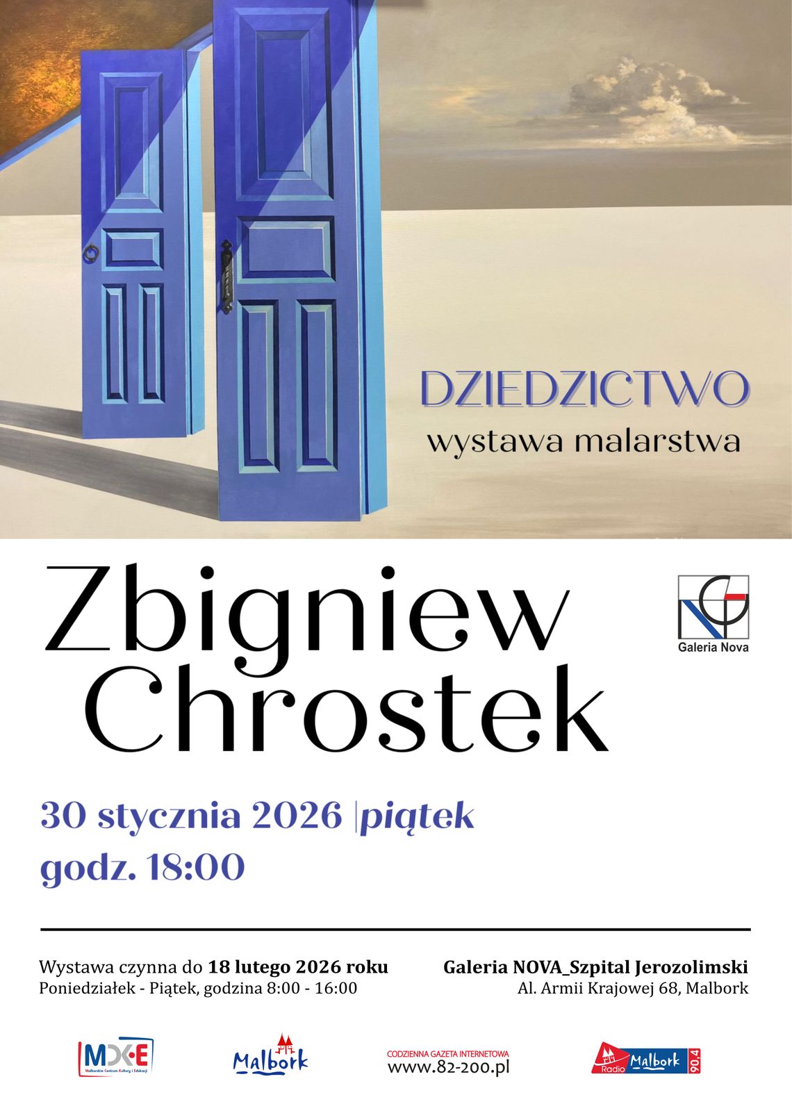 Malbork. Wernisaż wystawy „Dziedzictwo” – Zbigniew Chrostek