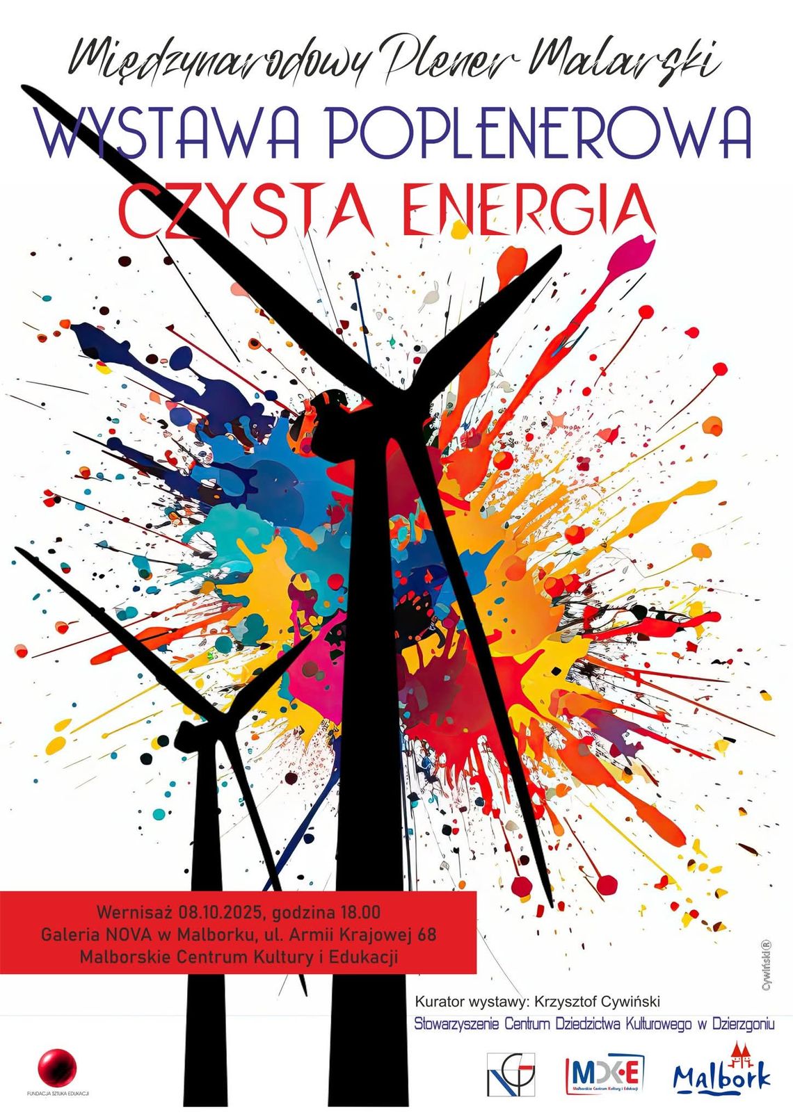 Malbork. Wernisaż wystawy poplenerowej "Czysta Energia"