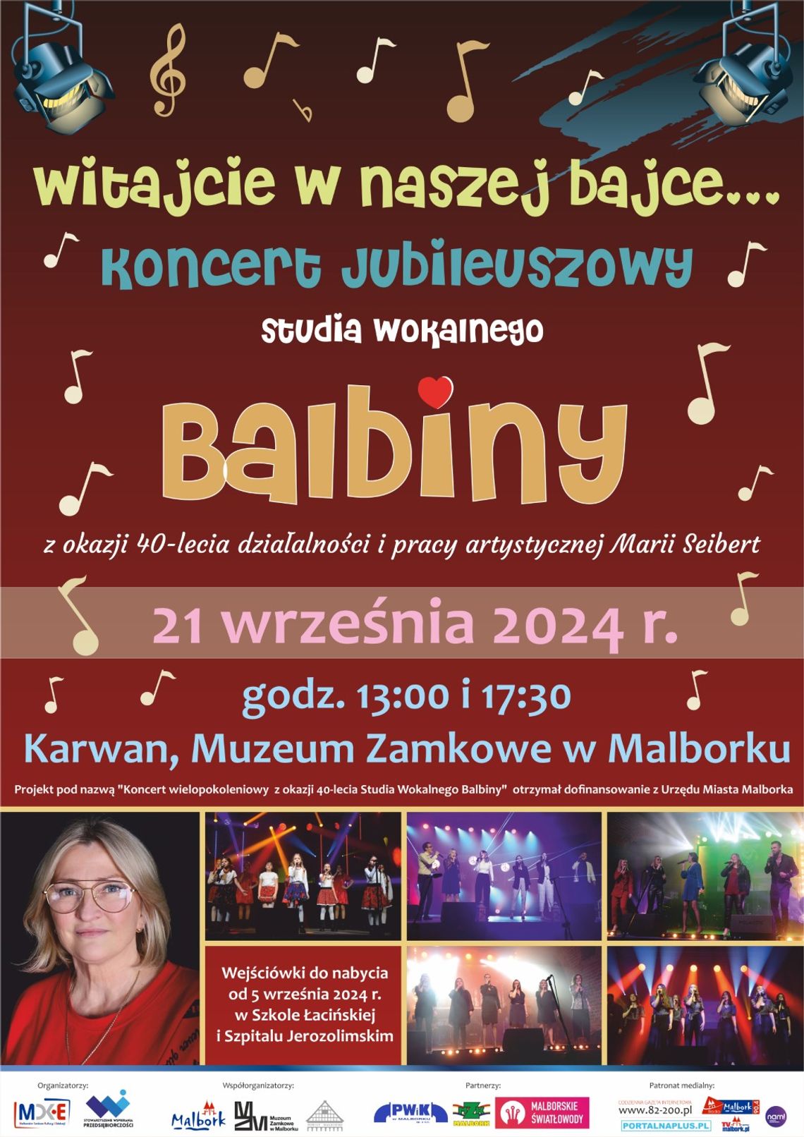 Malbork. „Witajcie w naszej bajce…”. Koncert jubileuszowy studia wokalnego "Balbiny"