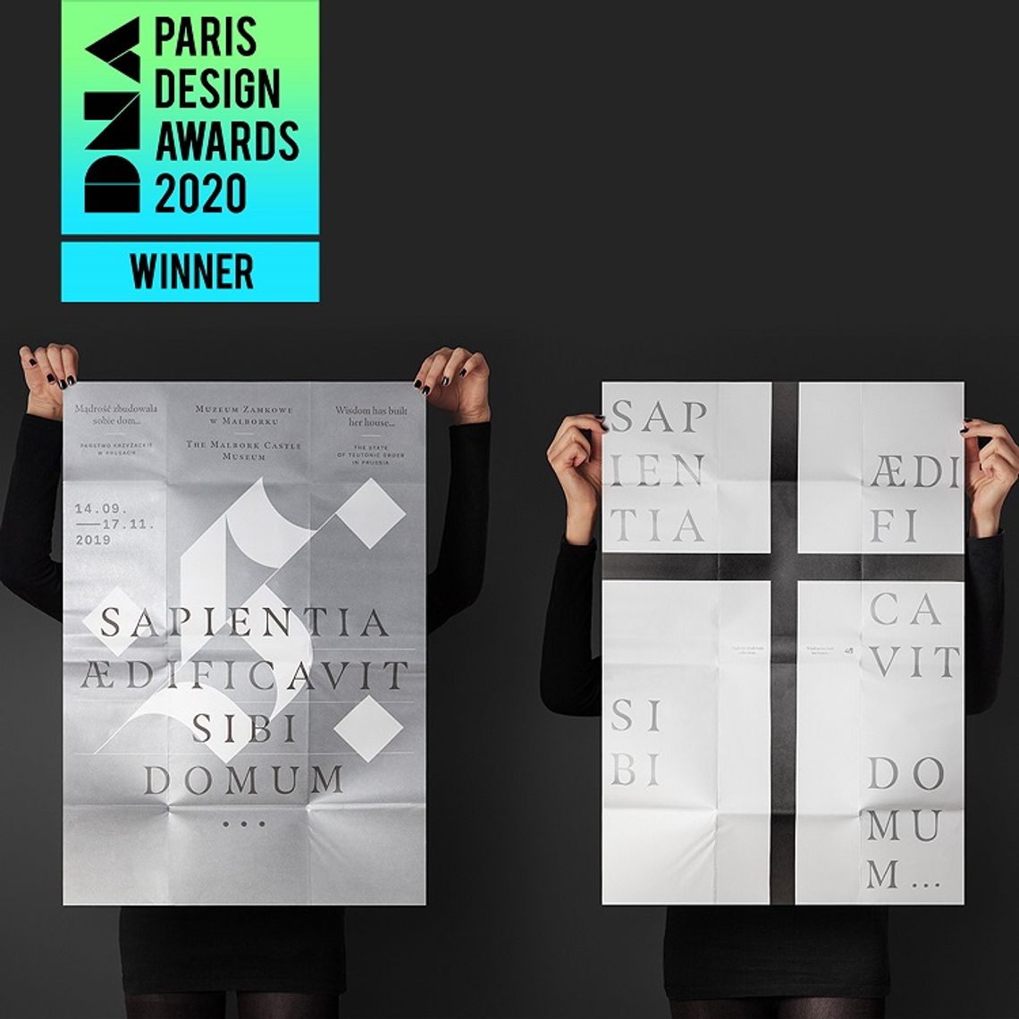 Malbork. Wydawnictwo Muzeum Zamkowego z nagrodzone na międzynarodowym konkursie projektowym DNA Paris Design Awards