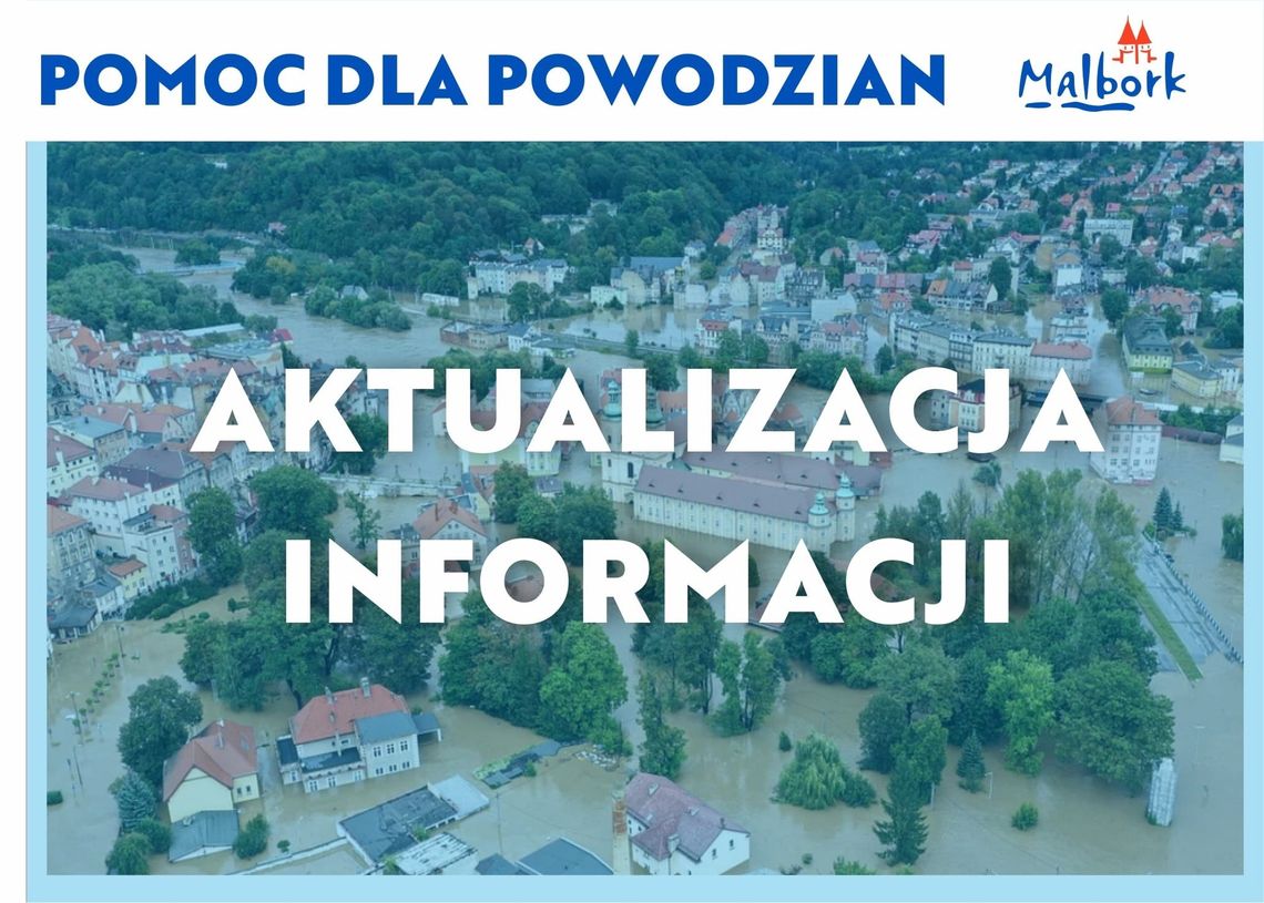 Malbork. Zaktualizowana lista artykułów potrzebnych powodzianom