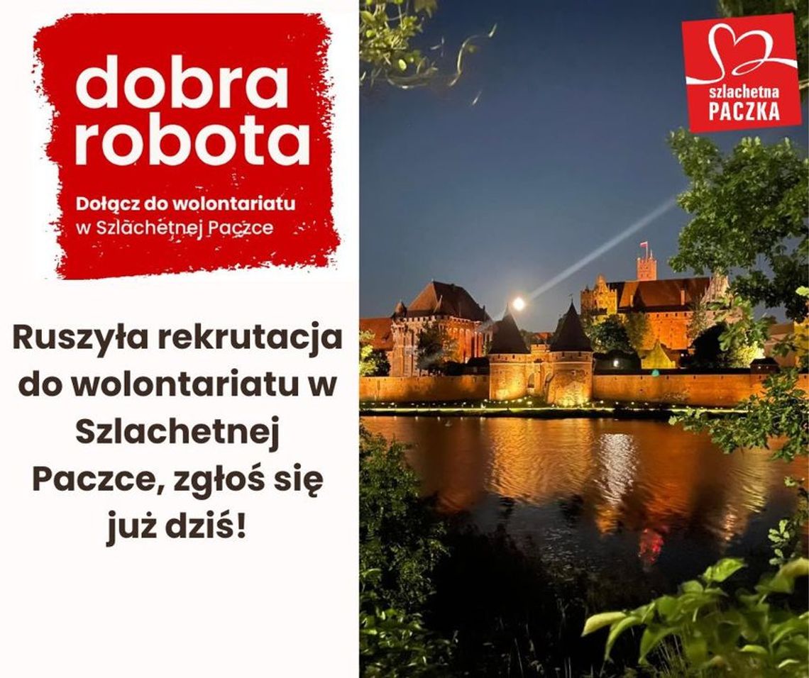 Malbork. Zostań wolontariuszem "Szlachetnej Paczki" - trwa rekrutacja.