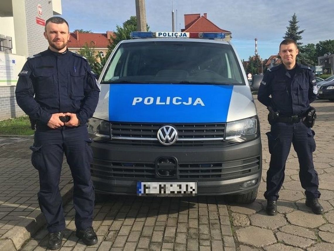 Malborscy policjanci uratowali 23 - letnią kobietę.