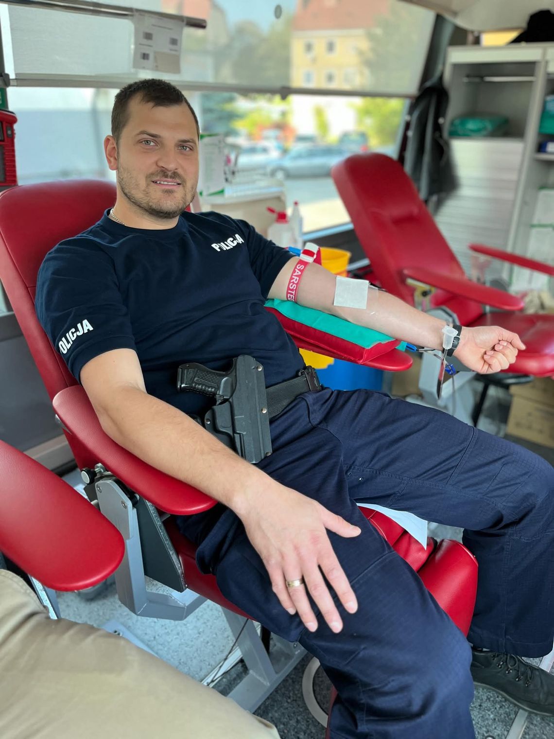 Malborscy policjanci włączyli się w akcję „100 litrów krwi na 100-lecie Kobiet w Policji”.
