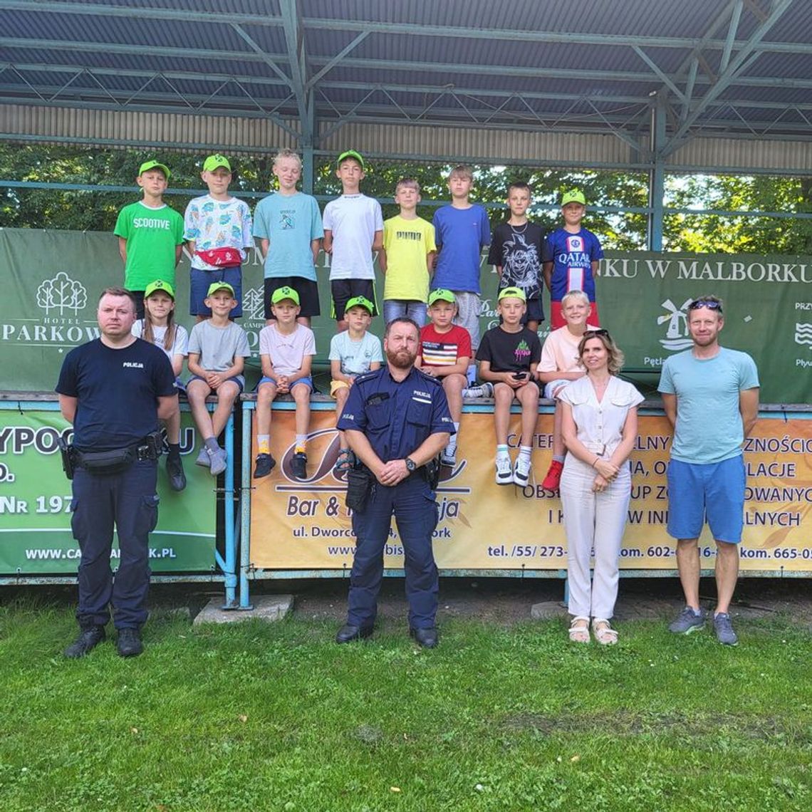 Malborscy policjanci wspólnie z Sanepidem kontrolują miejsca wypoczynku dzieci i młodzieży.