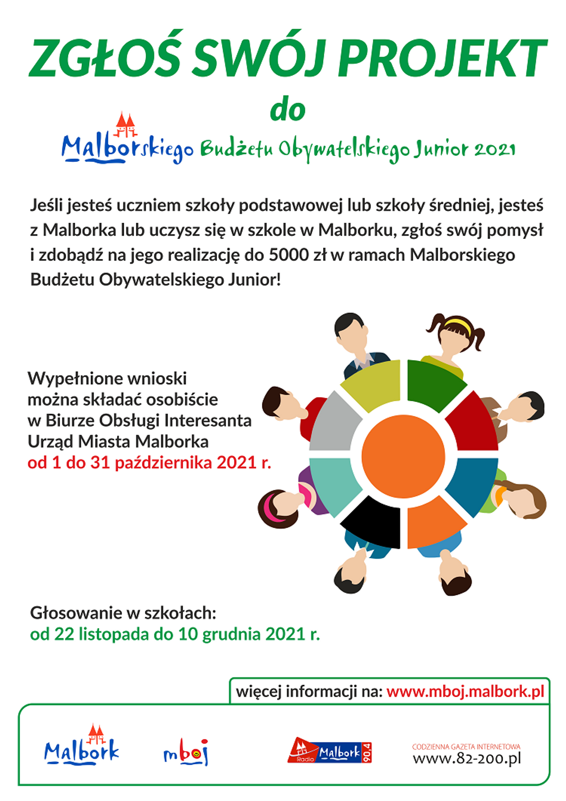 Malborski Budżet Obywatelski Junior 2022. Tylko do końca miesiąca można zgłosić swój wniosek. 