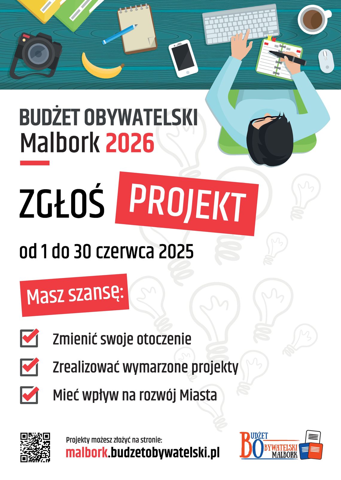 Malborski Budżet Obywatelski - zgłoś swój projekt.