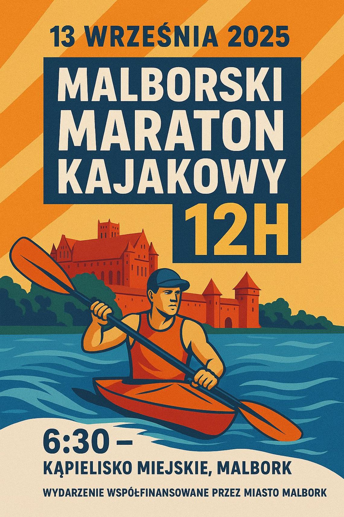 Malborski Maraton Kajakowy 12h we wrześniu.