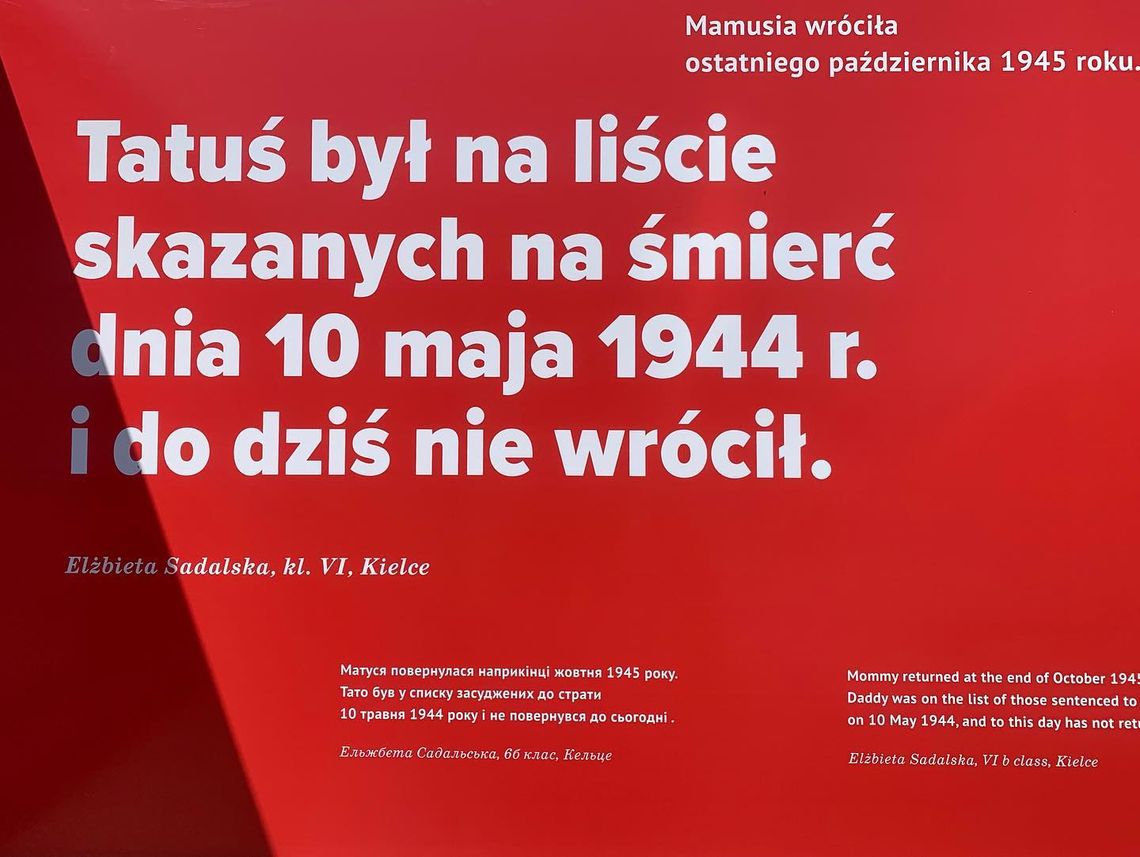 "Mamo, ja nie chcę wojny! Polsko-ukraiński projekt archiwalny” . Poruszająca wystawa w centrum Malborka