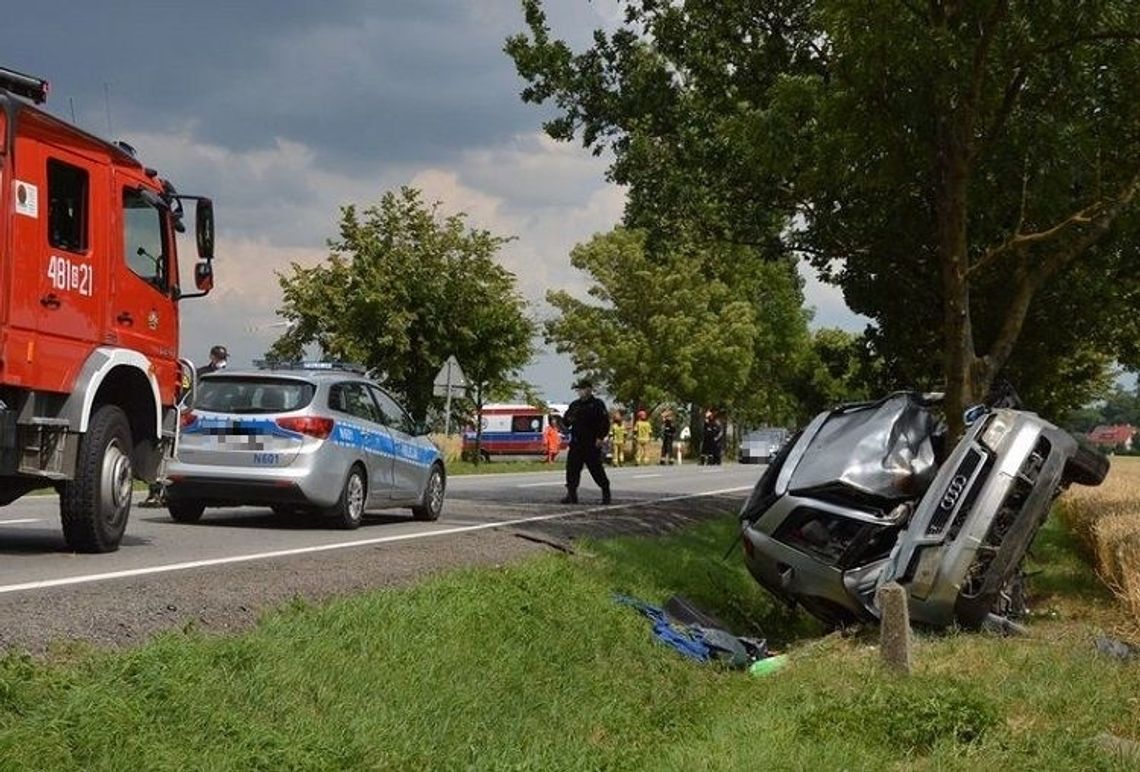 Martąg. Wypadek na drodze krajowej nr 55 – Policja apeluje o ostrożność