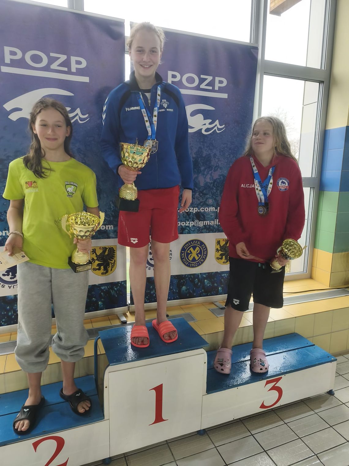 Michalina Kumkowska z MAL WOPR najlepszą młodziczką w województwie pomorskim.