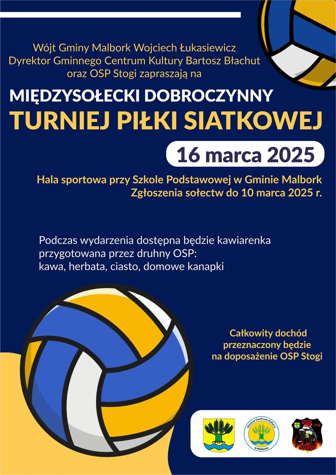 Międzysołecki Dobroczynny Turniej Piłki Siatkowej w Gminie Malbork.