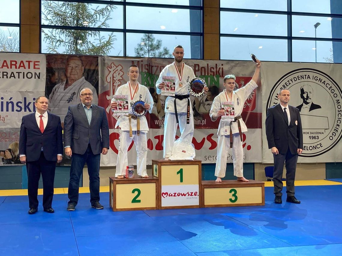 Miłosz Wolak z Malborka obronił tytuł mistrza Polski na Mistrzostwach Polski Młodzieżowców i Juniorów Kyokushin Karate