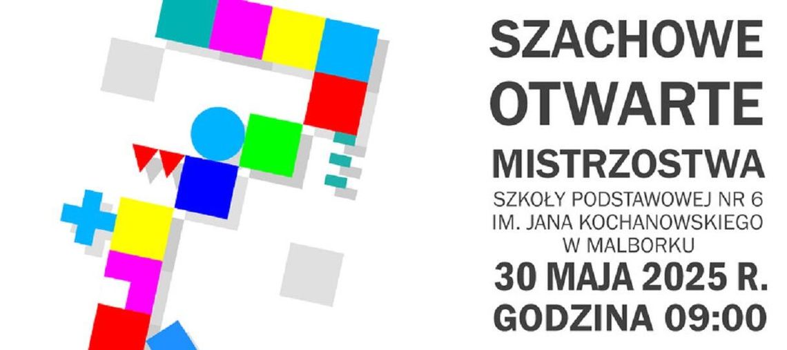 Mistrzostwa Szachowe dla uczniów szkół podstawowych w Malborku.