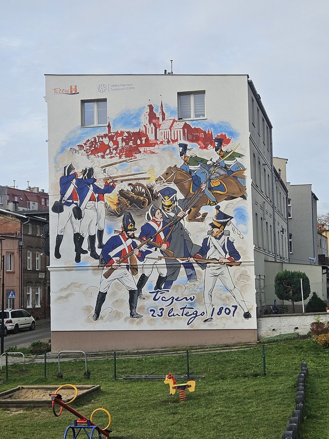 Mural na ulicy Wąskiej w Tczewie już gotowy.