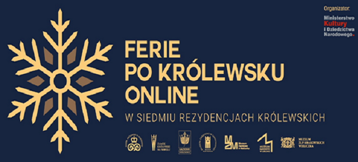 Muzeum Zamkowe w Malborku bierze udział w akcji „Ferie po Królewsku online,  w siedmiu Rezydencjach Królewskich”
