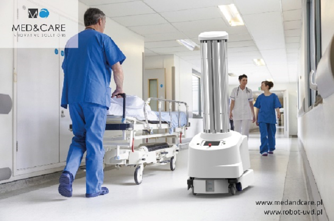  Najnowszej generacji urządzenie do dezynfekcji UVD Robot w Szpitalu Polskim w Sztumie
