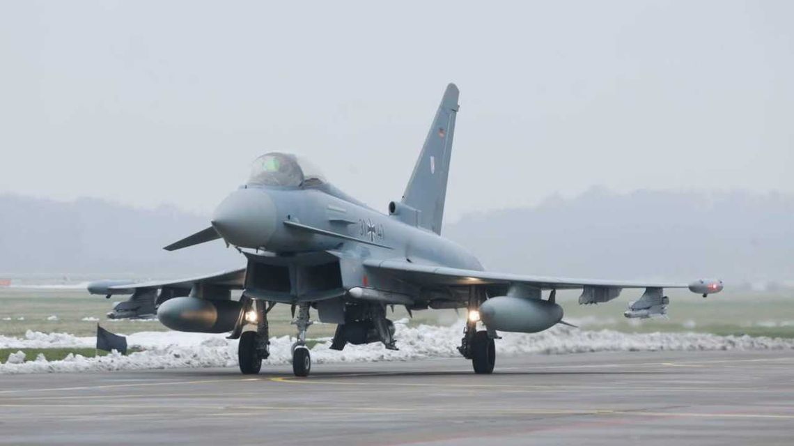 Niemieckie Eurofightery w ramach misji Air Policing już w Malborku.
