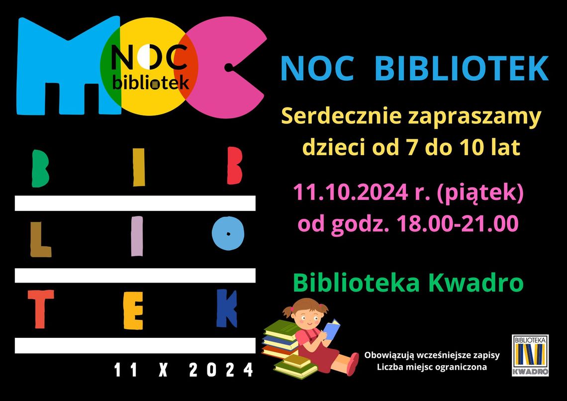 "Noc Bibliotek" w Bibliotece Sztumskiego Centrum Kultury.