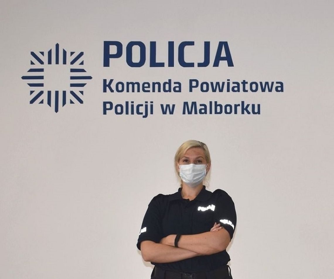 Nowa policjantka w Komendzie Powiatowej Policji w Malborku