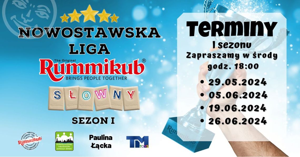 Nowostawska Liga w Rummikub Słowny.