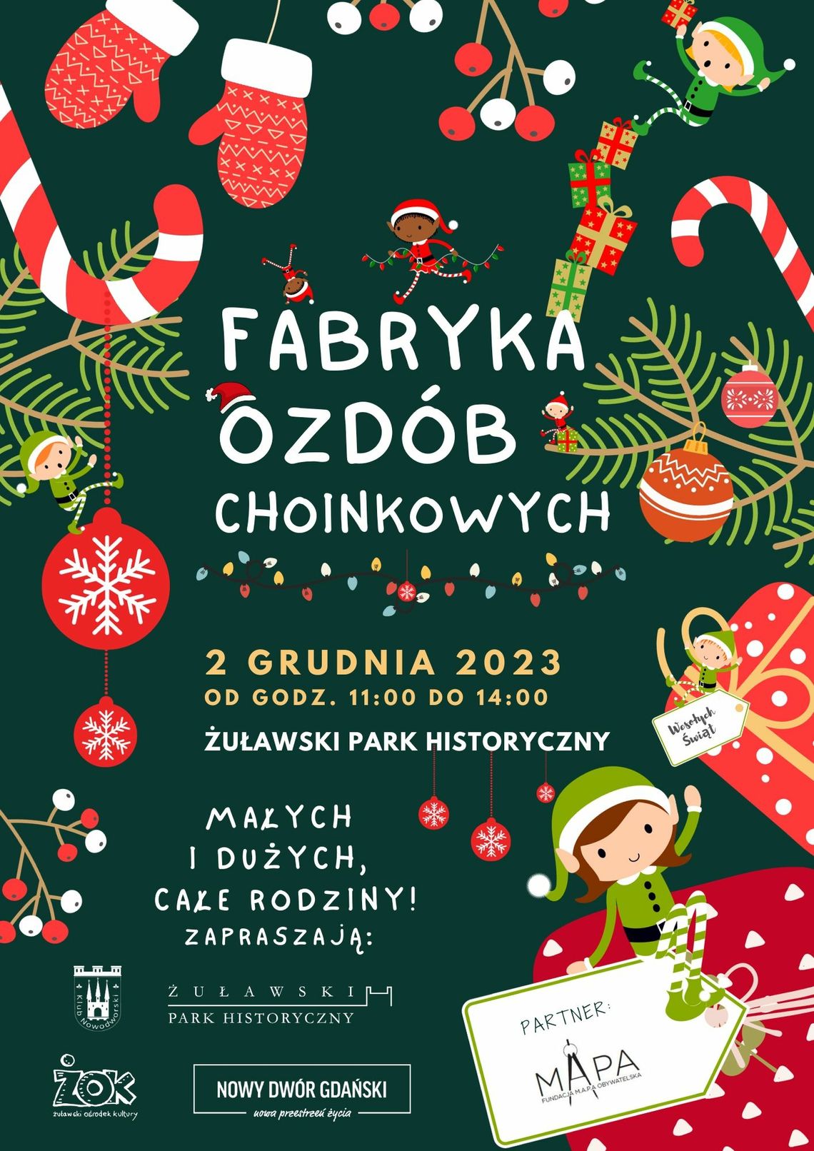 Nowy Dwór Gdański. Fabryka Ozdób Choinkowych w Żuławskim Parku Historycznym.