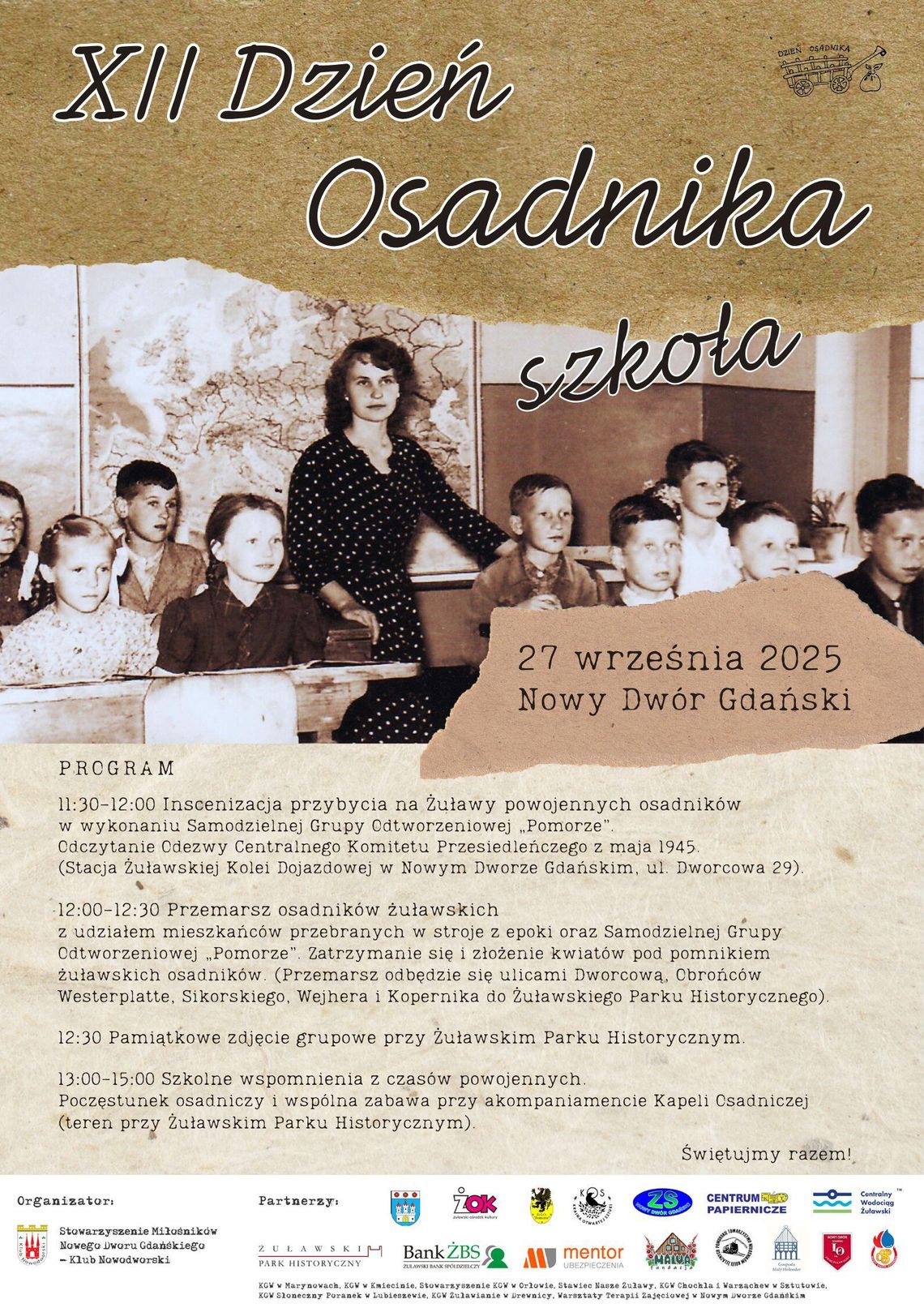 Nowy Dwór Gdański. XII Dzień Osadnika - Szkoła.