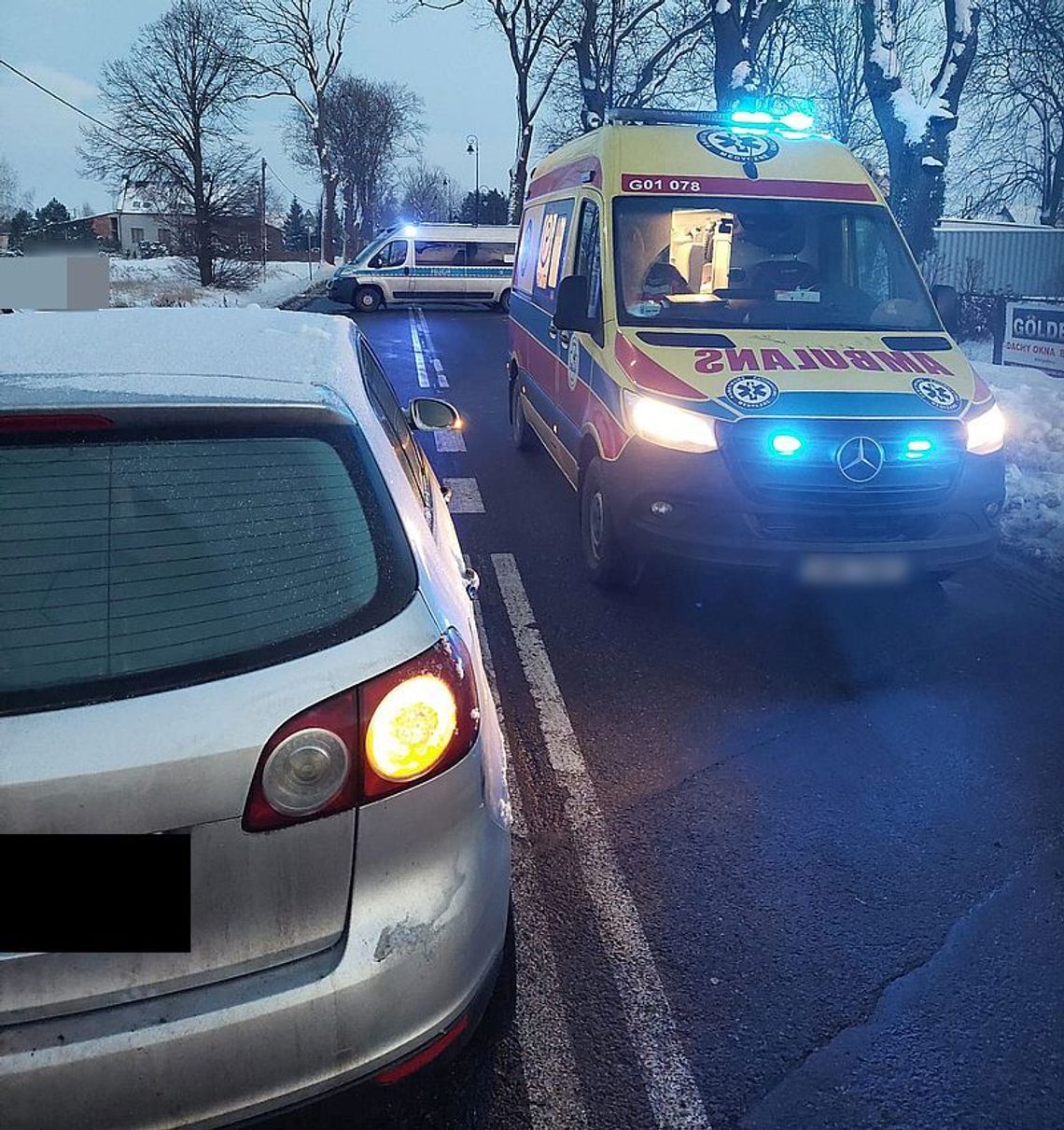 Nowy Staw.Potrącenie dziewczynki na przejściu dla pieszych - Policja apeluje o ostrożność!