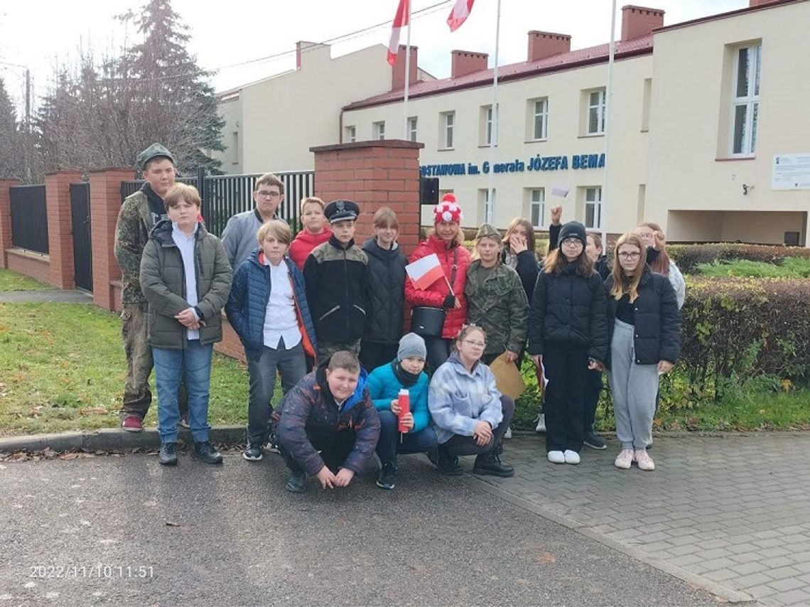 Obchody Dnia Niepodległości w Szkole Podstawowej w Starym Polu.