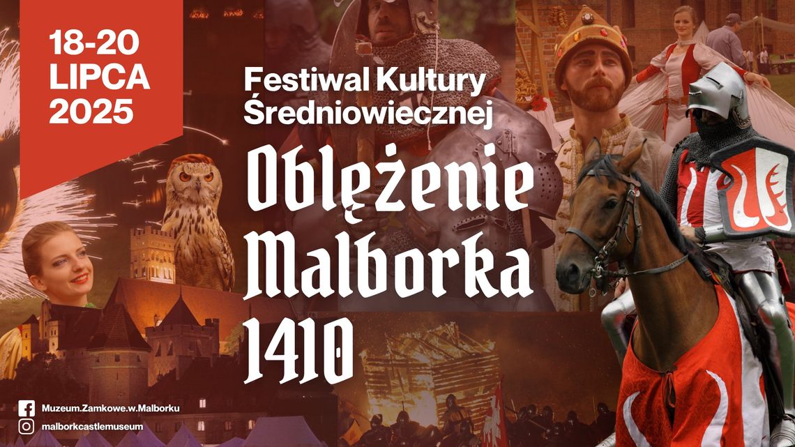 „Oblężenie Malborka”. Zobacz program największego festiwalu kultury na Pomorzu.